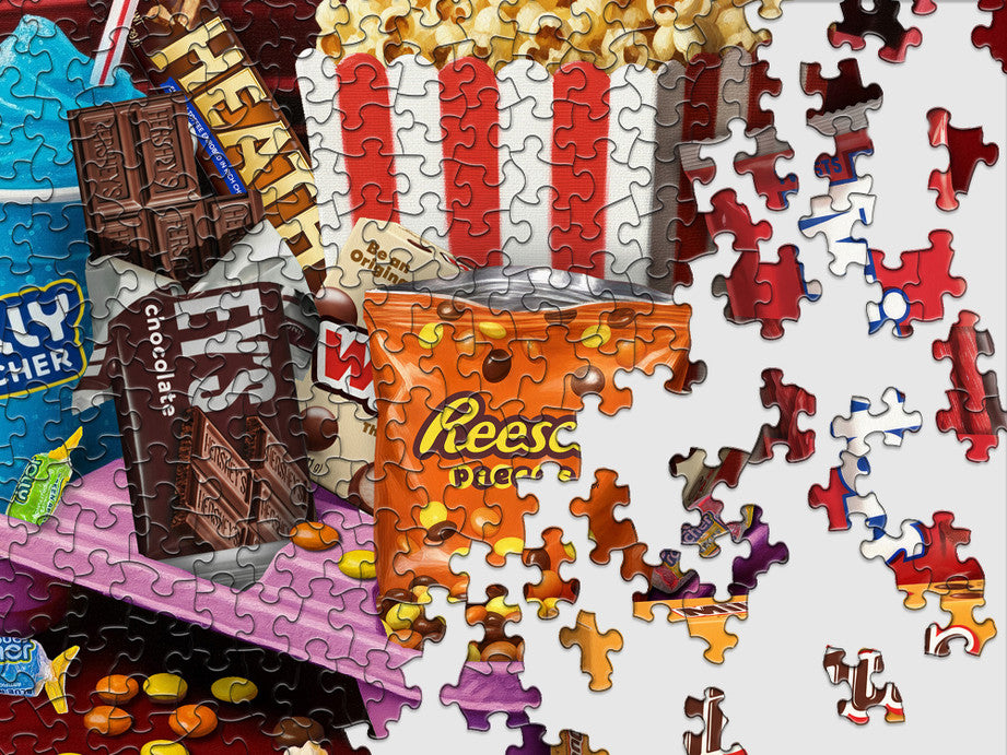 1000 Piece - Hershey's Movie Night Treats Jigsaw Puzzle - by Springbok