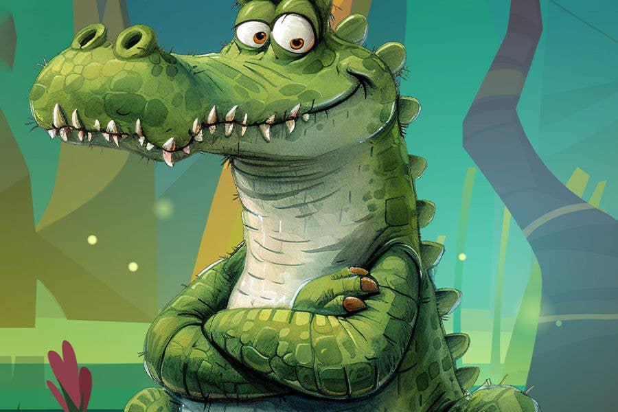150 Pieces - See You Later Alligator Mini Jigsaw Puzzle - By MicroPuzzle