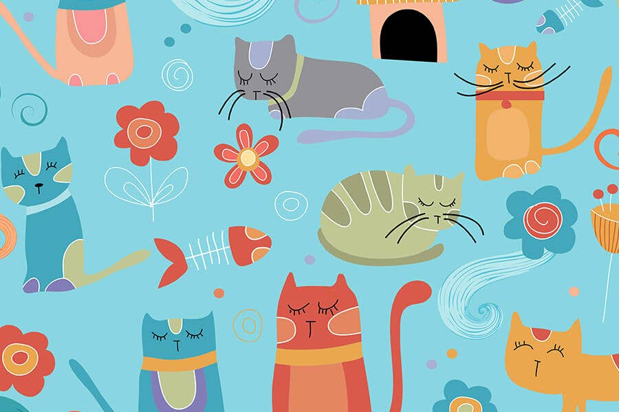 80 Pieces - Snoozy Cats Mini Jigsaw Puzzle - By MicroPuzzle