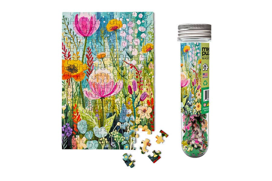 150 Pieces - First Pick Wild Flowers Mini Jigsaw Puzzle - By MicroPuzzle
