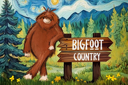 150 Pieces - Bigfoot Country Mini Jigsaw Puzzle - By MicroPuzzle