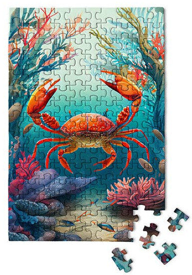 150 Pieces - Crab Mini Jigsaw Puzzle - By MicroPuzzle