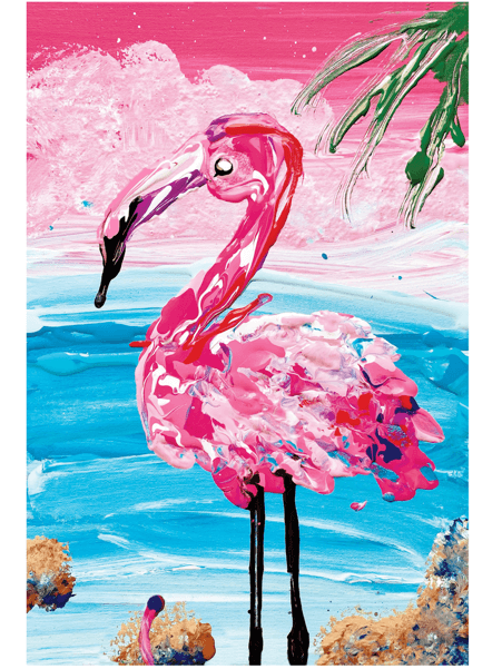 150 Pieces - Flamingo Mini Jigsaw Puzzle - By MicroPuzzle