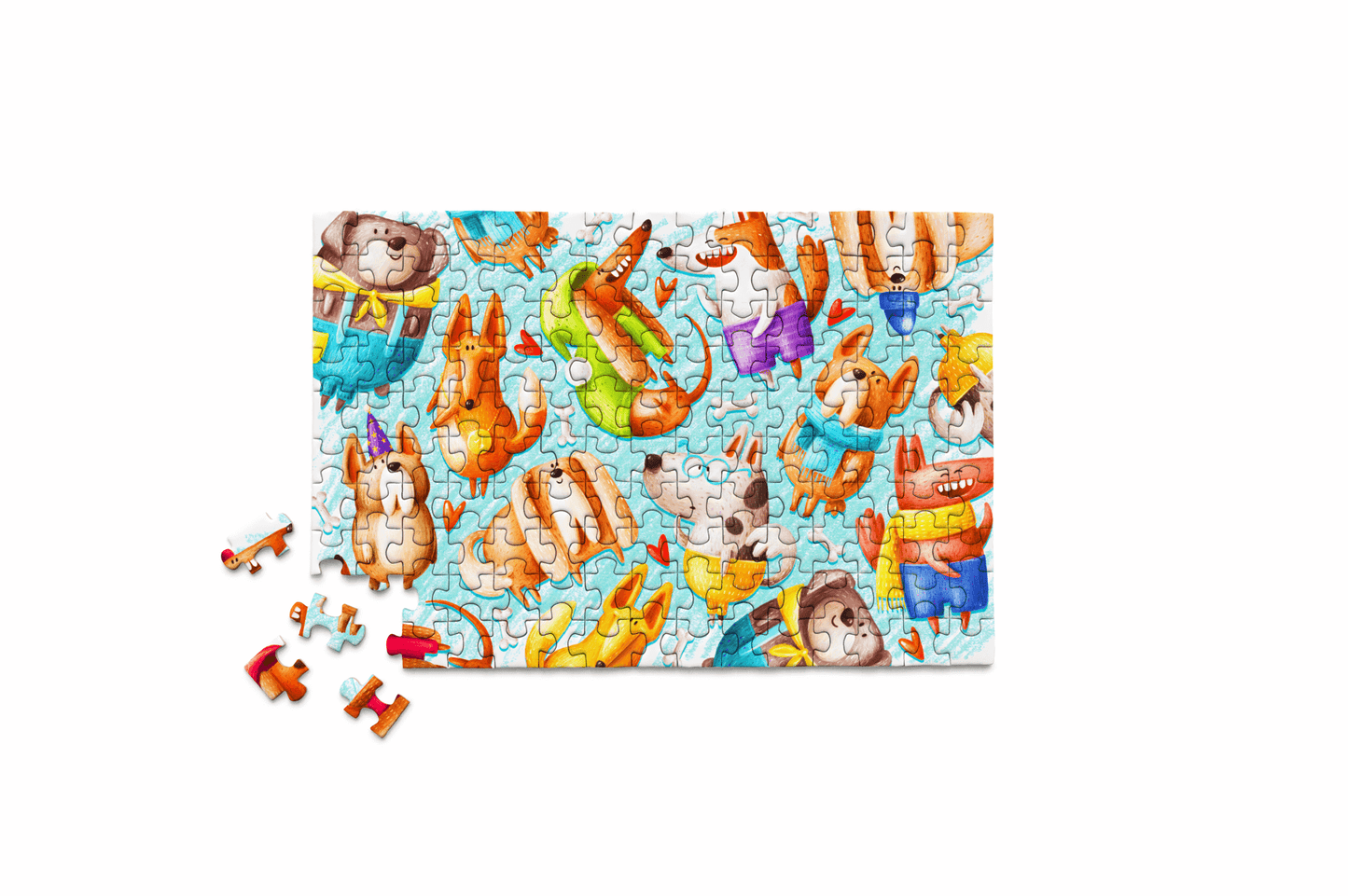 150 Pieces - Dog Gone It Mini Jigsaw Puzzle - By MicroPuzzle