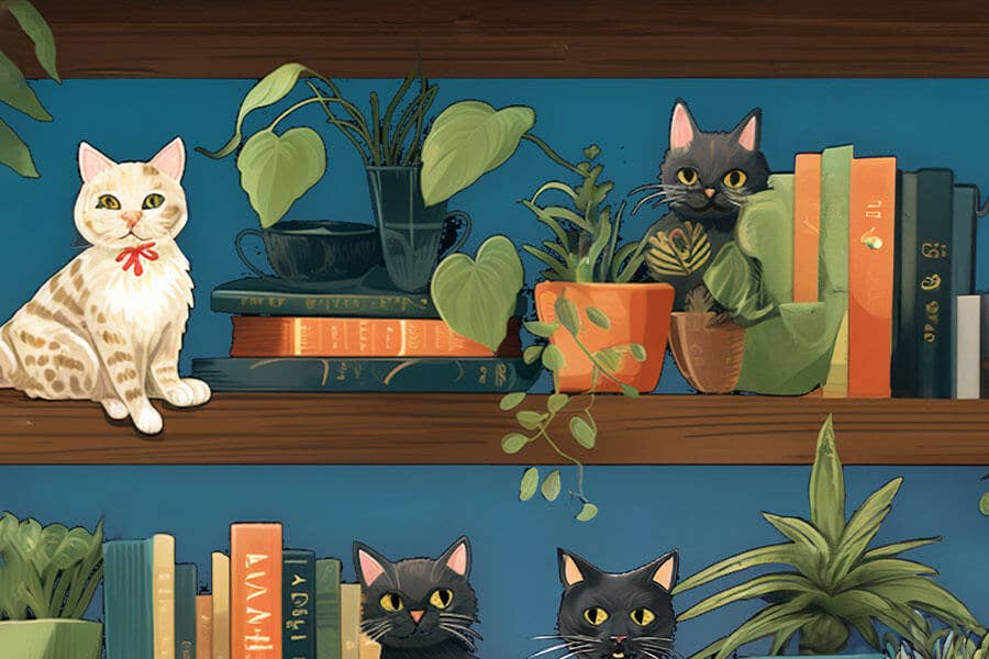 150 Pieces - Cat Tales Mini Jigsaw Puzzle - By MicroPuzzle