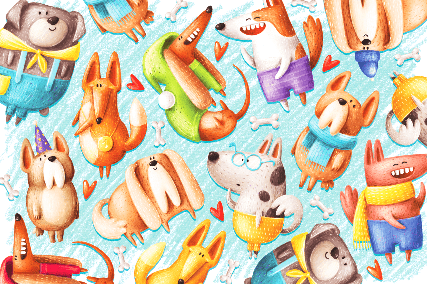 150 Pieces - Dog Gone It Mini Jigsaw Puzzle - By MicroPuzzle