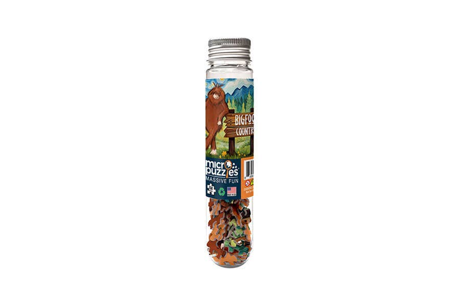 150 Pieces - Bigfoot Country Mini Jigsaw Puzzle - By MicroPuzzle