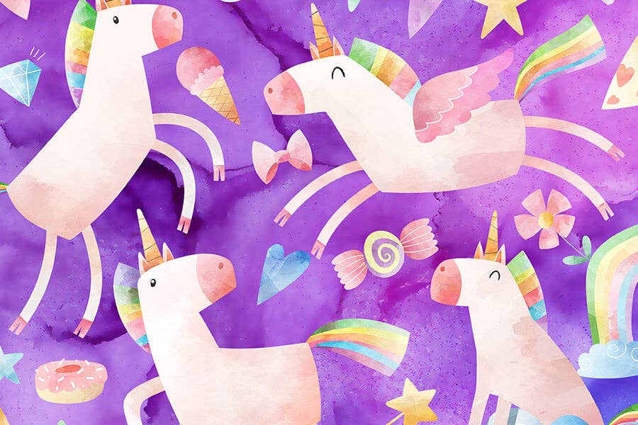 80 Pieces - Dreamicorns Unicorns Mini Jigsaw Puzzle - By MicroPuzzle