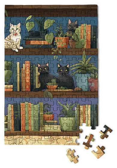 150 Pieces - Cat Tales Mini Jigsaw Puzzle - By MicroPuzzle