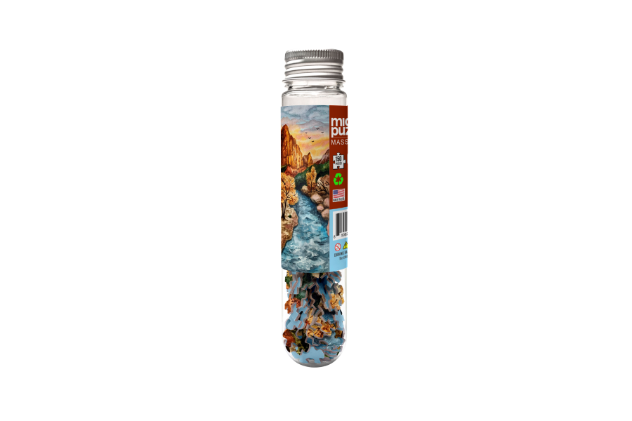 150 Pieces - Zion National Park Mini Jigsaw Puzzle - By MicroPuzzle