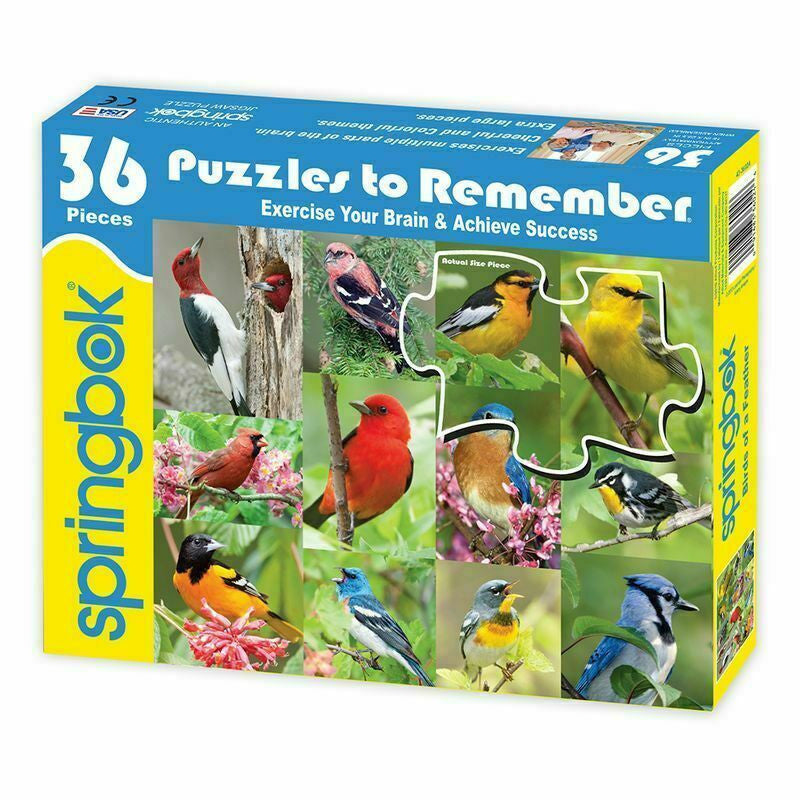 36 Piece Cognative - Birds of a Feather Jigsaw Puzzle - by Springbok