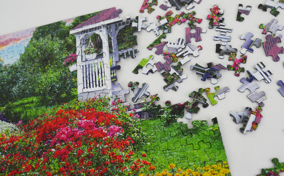 500 Pieces - Flower Garden Jigsaw Puzzle - by Springbok