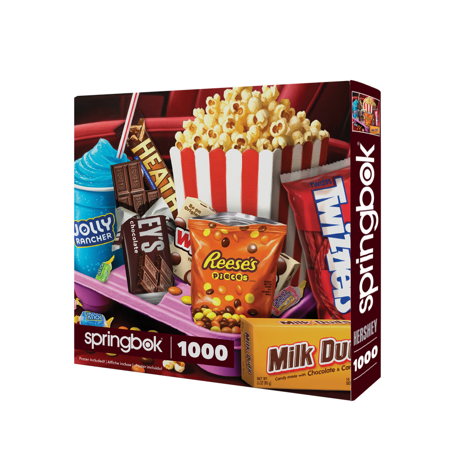 1000 Piece - Hershey's Movie Night Treats Jigsaw Puzzle - by Springbok