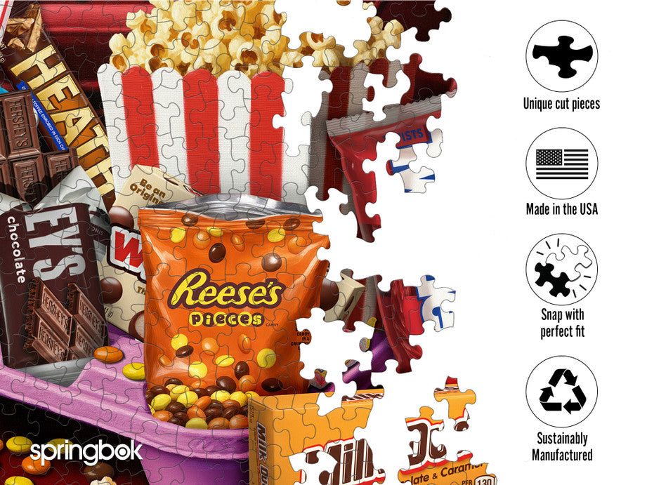 1000 Piece - Hershey's Movie Night Treats Jigsaw Puzzle - by Springbok