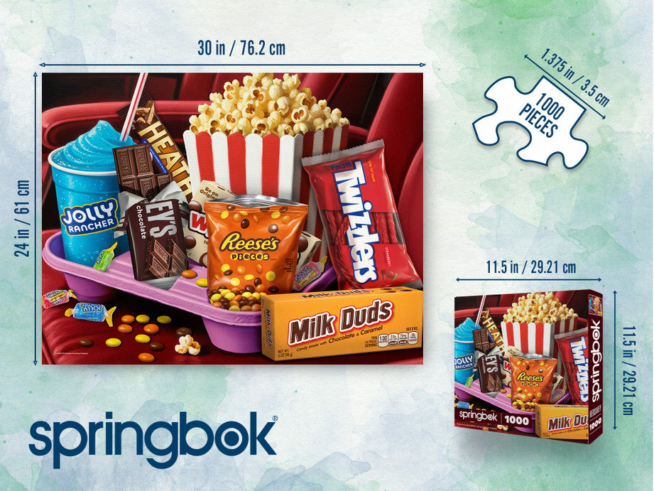 1000 Piece - Hershey's Movie Night Treats Jigsaw Puzzle - by Springbok