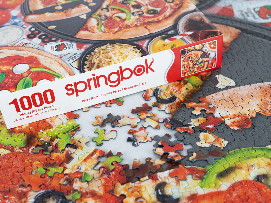 1000 Pieces - Pizza Night Jigsaw Puzzle - by Springbok