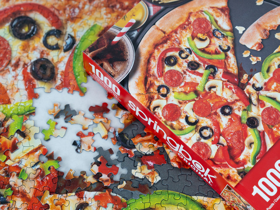 1000 Pieces - Pizza Night Jigsaw Puzzle - by Springbok