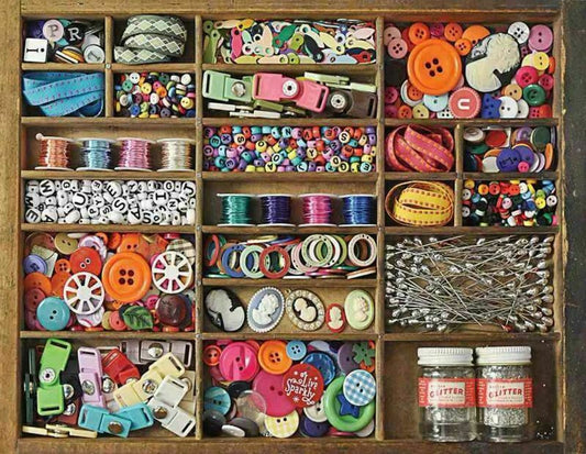 36 Piece Cognative - Sewing Box Jigsaw Puzzle - by Springbok