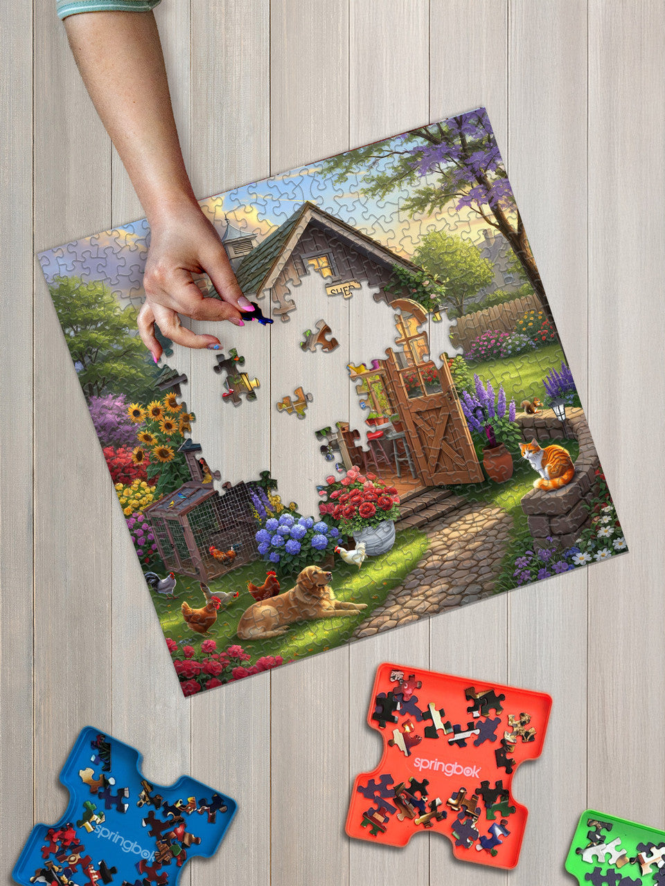 500 Pieces - She Shed Garden Shed Jigsaw Puzzle - by Springbok