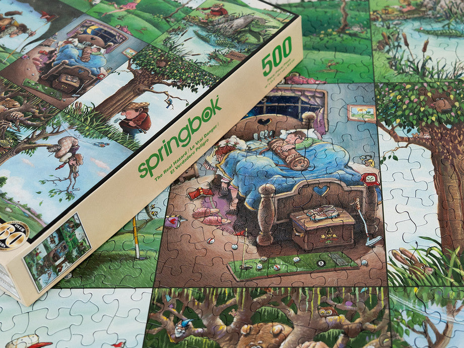 500 Pieces - The Real Hazard Jigsaw Puzzle - by Springbok