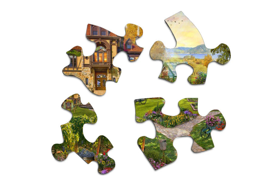 500 Pieces - Vineyard Retreat Jigsaw Puzzle - by Springbok