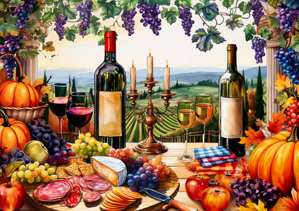 500 Pieces - Vineyard View Jigsaw Puzzle - by Springbok