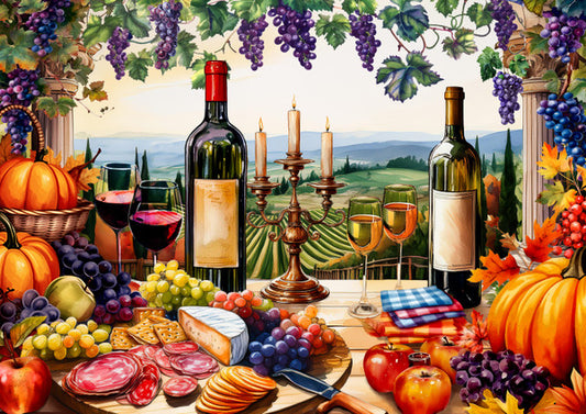 500 Pieces - Vineyard View Jigsaw Puzzle - by Springbok