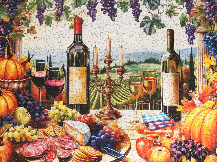 500 Pieces - Vineyard View Jigsaw Puzzle - by Springbok