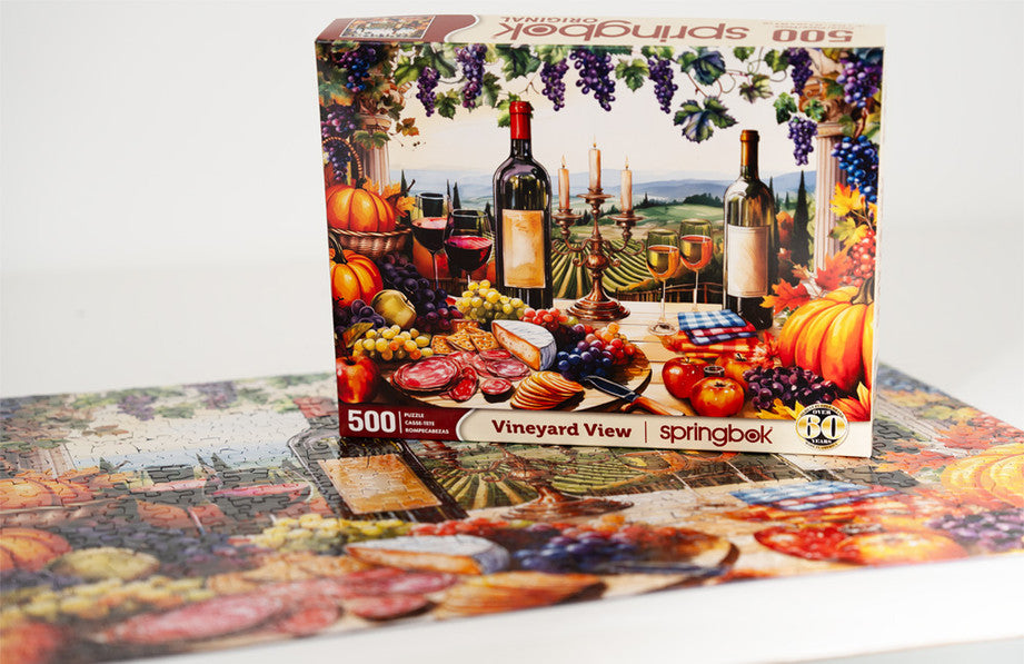 500 Pieces - Vineyard View Jigsaw Puzzle - by Springbok