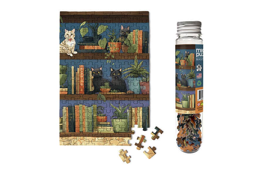 150 Pieces - Cat Tales Mini Jigsaw Puzzle - By MicroPuzzle
