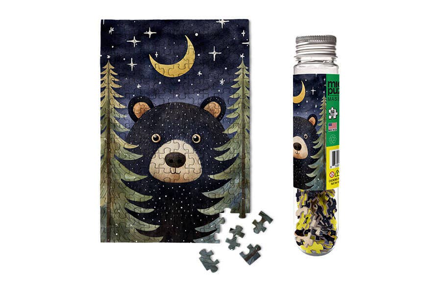 150 Pieces - Forest Bear Mini Jigsaw Puzzle - By MicroPuzzle