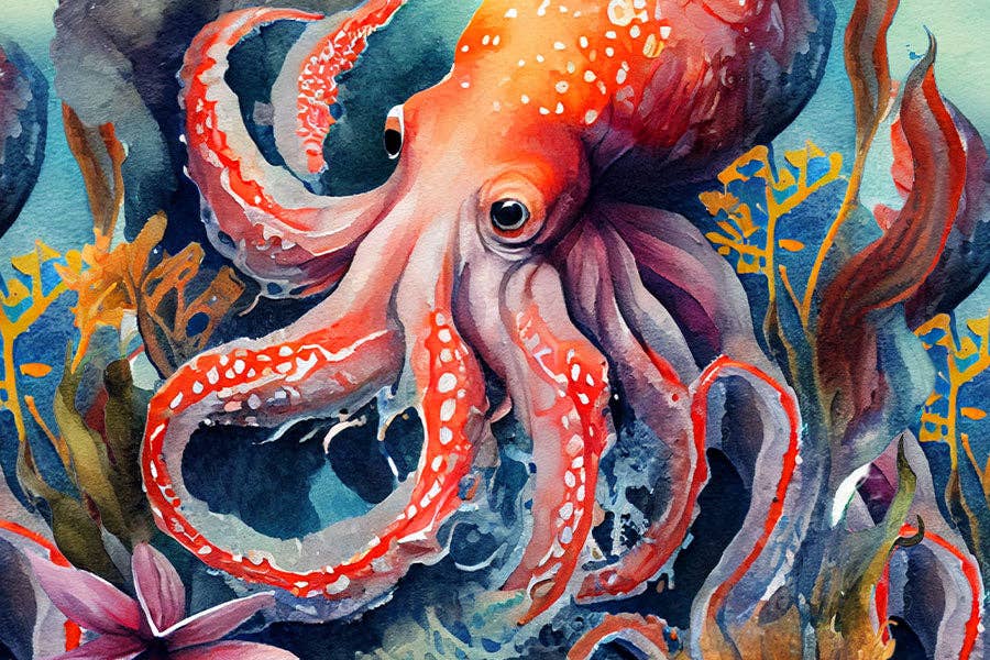150 Pieces - Octopus Mini Jigsaw Puzzle - By MicroPuzzle