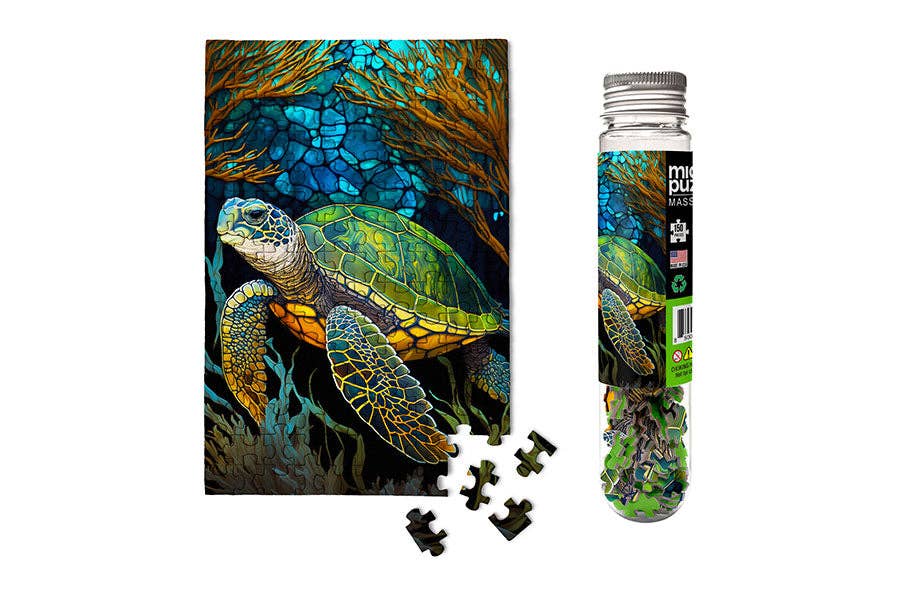 150 Pieces - Sea Turtle Mini Jigsaw Puzzle - By MicroPuzzle