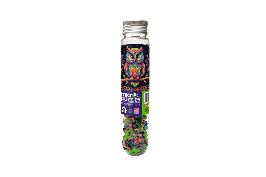 150 Pieces - Owl Mini Jigsaw Puzzle - By MicroPuzzle