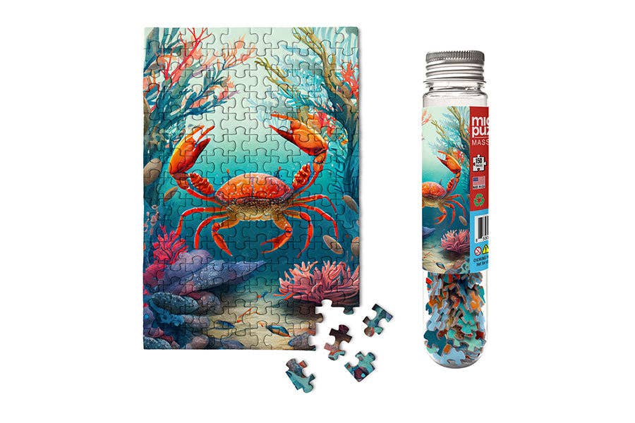 150 Pieces - Crab Mini Jigsaw Puzzle - By MicroPuzzle