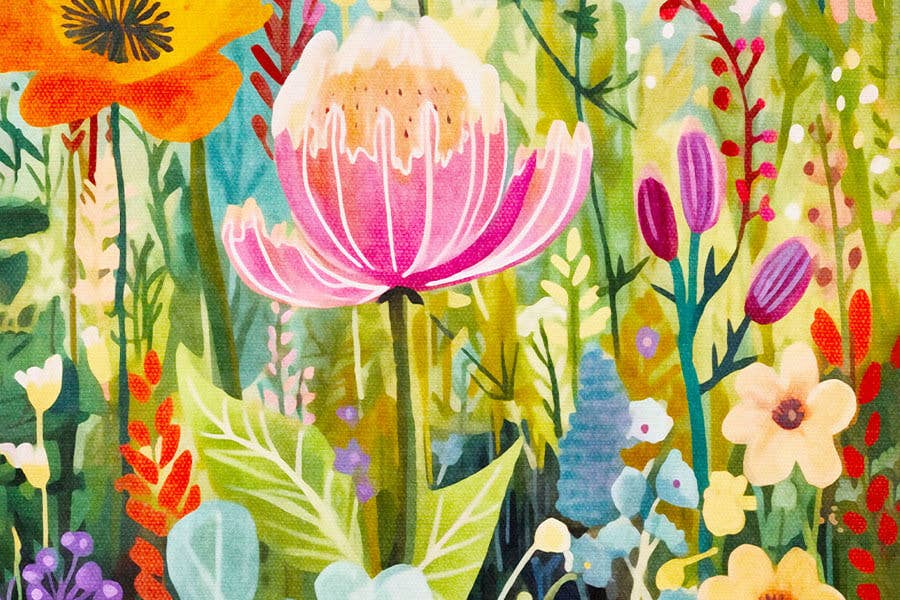 150 Pieces - First Pick Wild Flowers Mini Jigsaw Puzzle - By MicroPuzzle